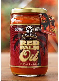 Jungle red palm oil