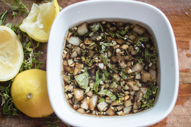 Go-To Herb and Lemon Marinade | Radiant Life Blog