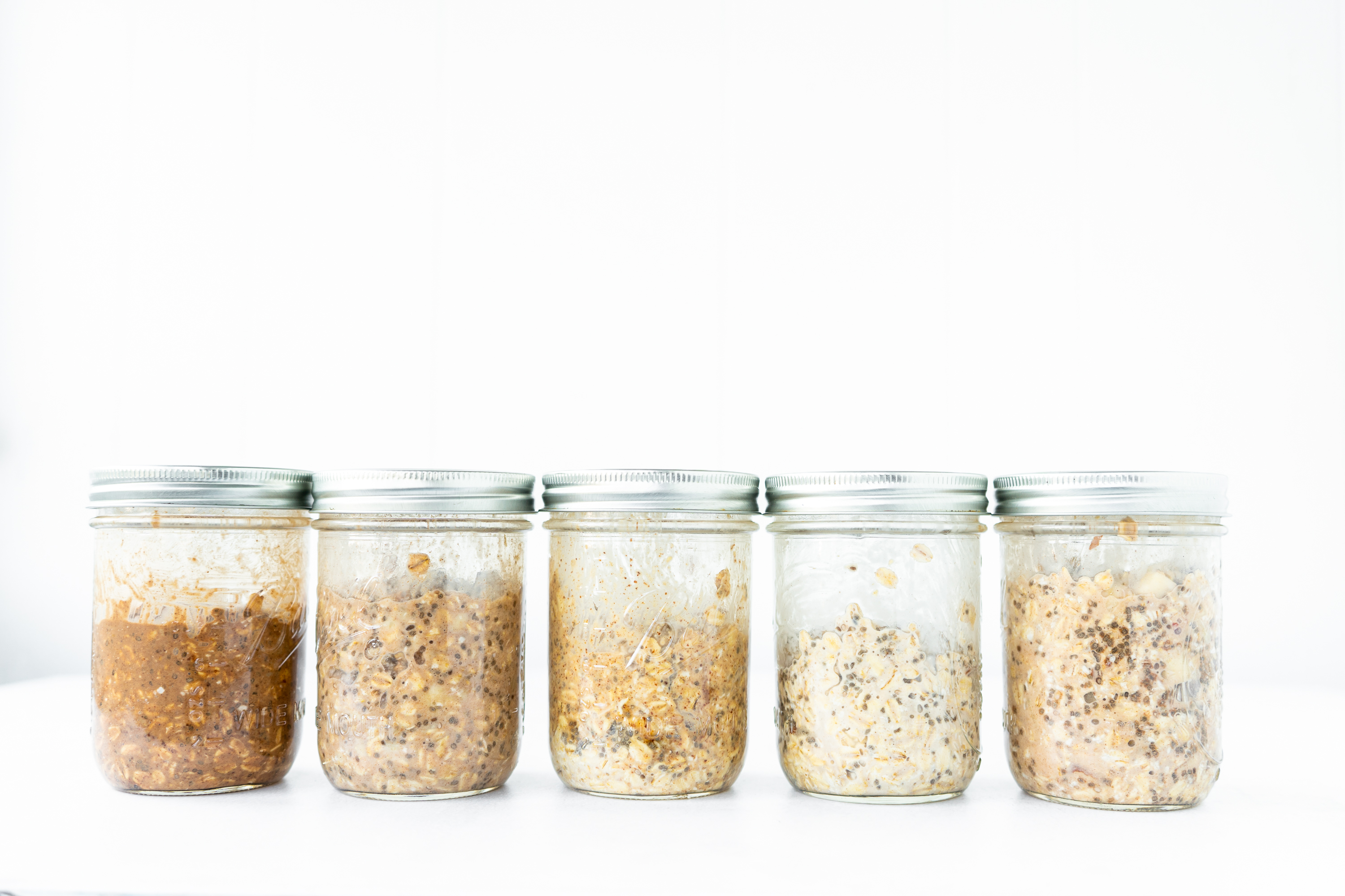 Overnight Oatmeal Jars, 3 ways - Family Food on the Table