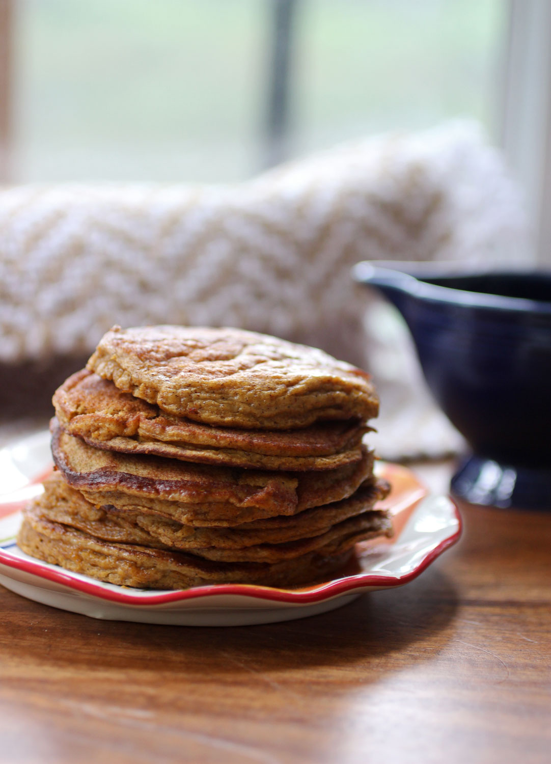Coconut Flour Pumpkin Pancakes | The Radiant Life Blog